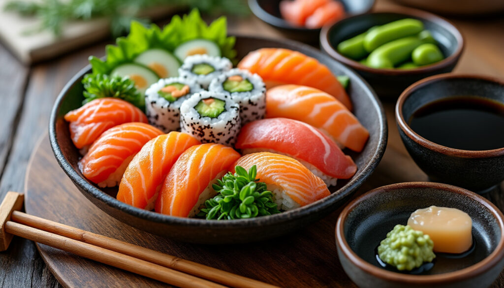 découvrez comment choisir des sushis faibles en calories pour un repas équilibré, alliant plaisir et santé.